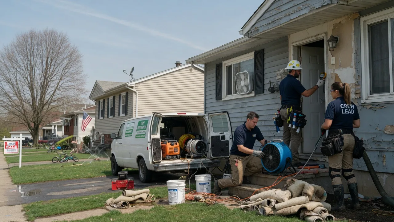 Flood Cleanup in Jerome, MI near me